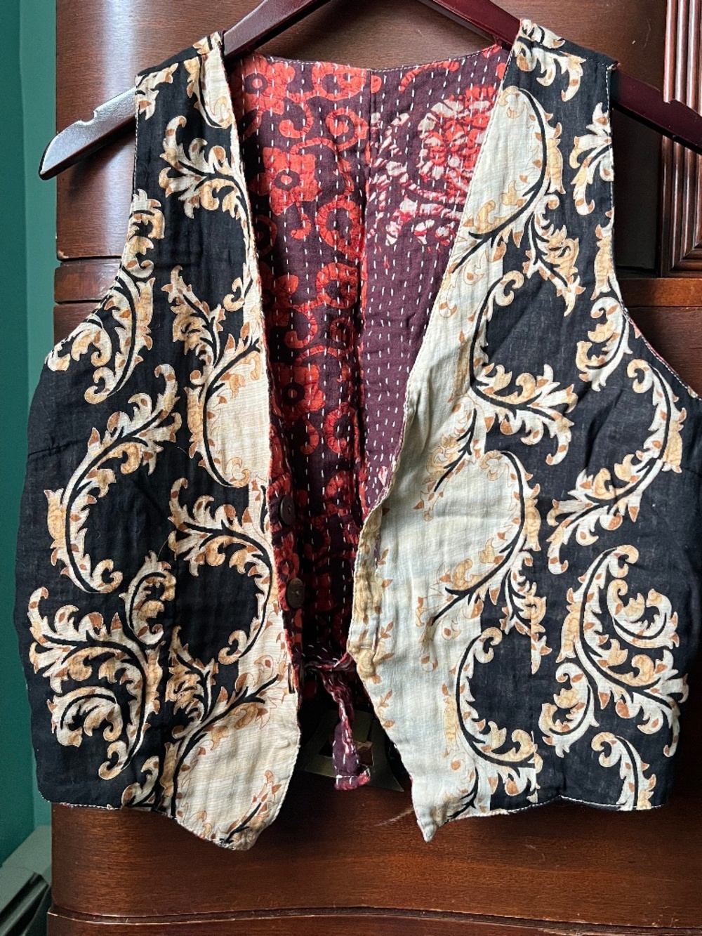Double sided Boho vest